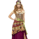 Deluxe Voodoo Priestess Costume Adult Brown Red 1