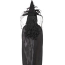 Black Deluxe Adult Witch Cape Costume Accessory 2