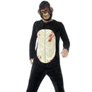 Deluxe Zombie Chimp Costume Adult Black 1