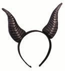 Demon Horns Headband Black 1