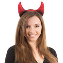 Devil Horns Black Red On Band Costume Accessory 1