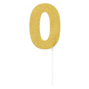 Diamond Cake Toppers Gold No. 0 1