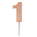 Diamond Cake Toppers Rose Gold No. 1 1