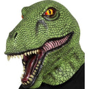 Dinosaur Latex Mask Adult Green Full Overhead Animal Costume Accessory 2