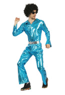 Disco Jumpsuit + Belt Blue Male 1