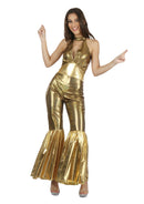 Disco Jumpsuit Female Gold 1
