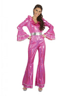 Disco Jumpsuit Pink Female 1
