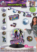 Disco Party Decorating Kit 12pc Goods 1