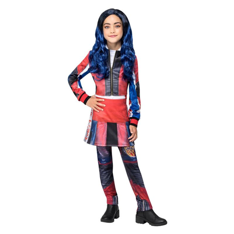 Disney Descendants Evie Costume Child Blue Red White Black_1