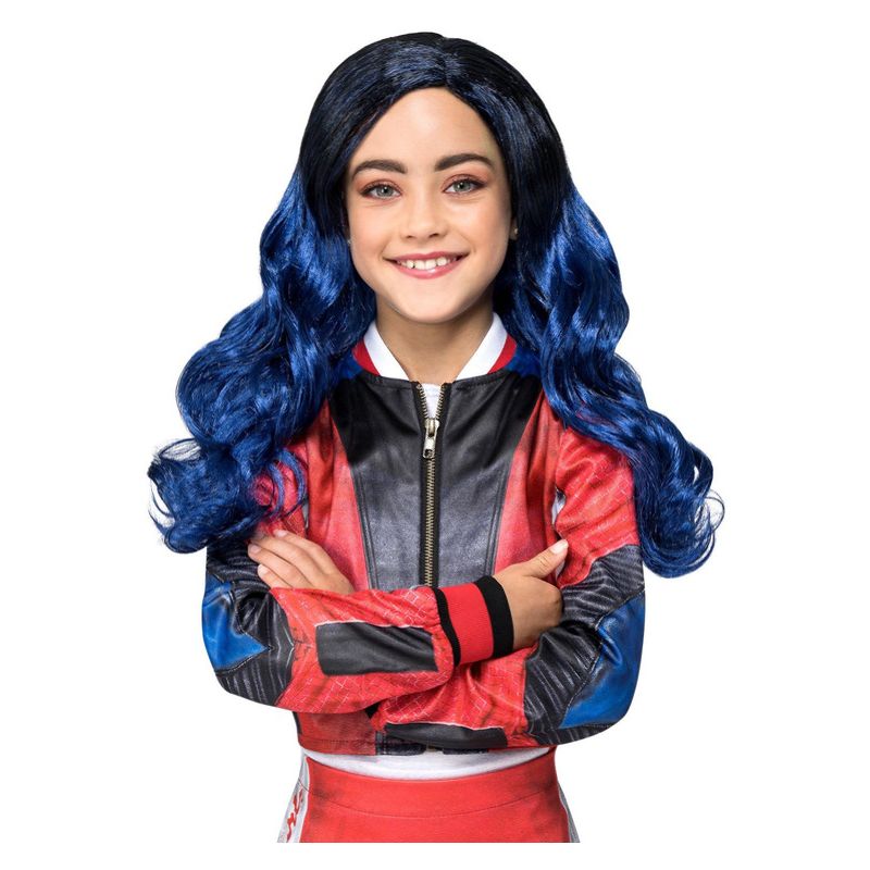 Disney Descendants Evie Wig Child Blue Black_1