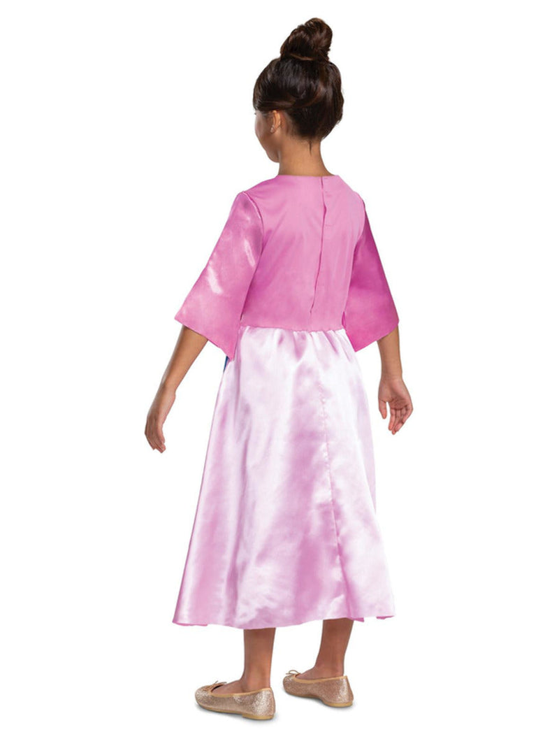 Disney Mulan Costume Child Pink Dress with Cameo