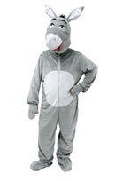 Donkey Costume Big Head Adult Grey Mascot Suit 1