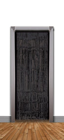 Doorway Curtain Black 240x94cm Party Goods Unisex 1