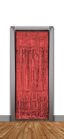 Doorway Curtain Red Tinsel 240x94cm Party Goods Unisex 1