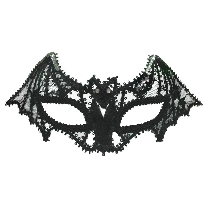 Womens Bat Mask Lace Eye Masks Female Halloween Costume_1 EM409