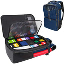 TCG Trading Card Backpack Collectors Edition Blue Playmat by Enhance 1