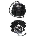 Tabletop Rpgs Collectors Edition 7PC Enamel Dice Set with Drawstring Pouch Black 3