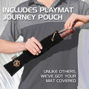 TCG Playmat with Stitched Edges and Drawstring Pouch Flames Playmat 4