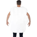 Egg Costume Adult White Yellow Tabard One Size 3