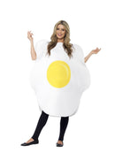 Egg Costume Adult White Yellow Tabard One Size 4
