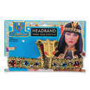 Egyptian Headband Gold Snake Jewelled Costume Accessory 1