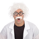 Einstein Wig White Crazy Scientist Hair 1