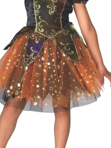 Elegant Witch Child Costume Tutu Dress