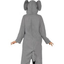 Elephant Costume with Hood Adult Grey Onesie 2