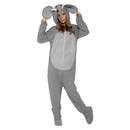 Elephant Costume with Hood Adult Grey Onesie 3