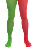 Elf Tights Green Red Adult Xmas Costume Accessory 1