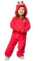 Elmo Costume Toddler Sesame Street Soft Fleece Jumpsuit 1