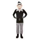 Elves Behavin Badly Bad Elf Costume Adult Grey Black 1