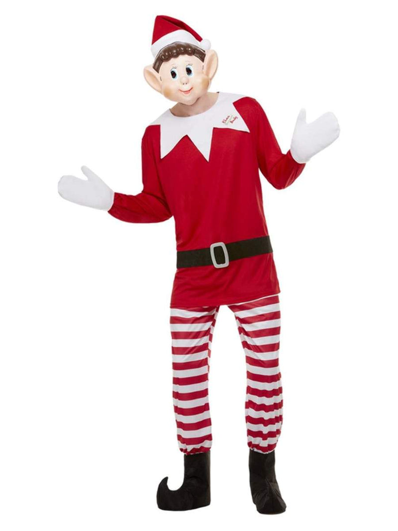 Elves Behavin Badly Mens Elf Costume Red & White_2