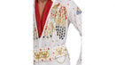 Elvis White Suit Costume Mens Deluxe Jumpsuit_3
