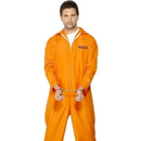 Escaped Prisoner Costume Adult Orange 1