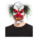 Evil Clown Overhead Mask Latex Light Up Eyes 1