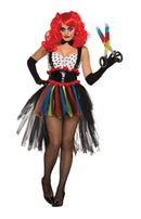 Evil Girlie Clown Adult Costume Female Uk Size 10 14 1