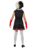 Evil Little Madame Costume Kids Cruella Dress 3