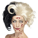 Evil Madame Wig Adult Black Blonde Costume Hair 1