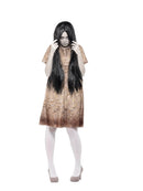 Evil Spirit The Ring Costume Adult Grey Decayed Dress Wig 4