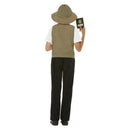 Explorer Kit Costume Kids Beige Waistcoat Hat Binoculars Passport and Badges 2