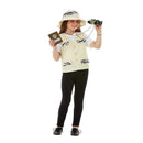 Explorer Kit Costume Kids Beige Waistcoat Hat Binoculars Passport and Badges 1