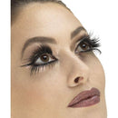 Eyelashes Long Black Top and Bottom Set with Glue Glamour Costume Accessory 1