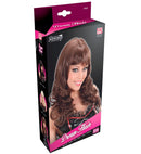Brown Katy Wig  Long Wavy Hair With Bangs  In Color Box