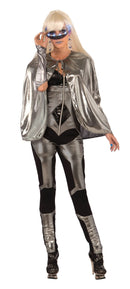 Fantasy Cape Silver Costume Accessories Female 1
