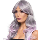 Fashion Ombre Wig Wavy Long Adult Grey 1