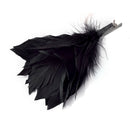 Feather Hair Clip Black Costume Accessory 1