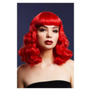 Fever Bettie Wig with Short Fringe Red 32cm 1