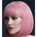 Fever Elise Wig Adult Pastel Pink Sleek Bob with Fringe 1
