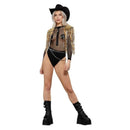 Fever Festival Epaulettes Gold Studded with Gold and Silver Tinsel 2pc Costume Accessory 1